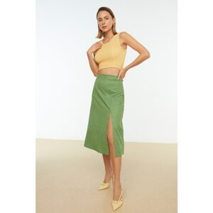 Trendyol Green Straight Skirt