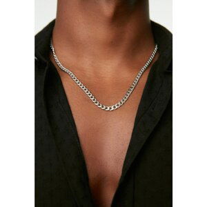 Trendyol Gray 2-Pack Steel Necklace & Bracelet Bijouterie Necklace