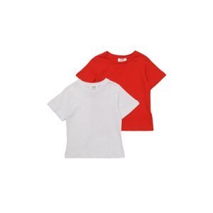 Trendyol White-Multi-Color 2-Pack Boy Knitted T-Shirt