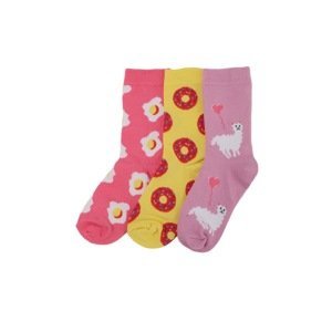 Trendyol Multicolored 3-pack Girls Knitted Socks