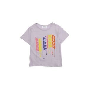 Trendyol Lilac Printed Girl Knitted T-Shirt