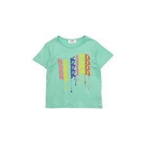 Trendyol Mint Printed Girl Knitted T-Shirt