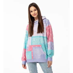 Mr. GUGU & Miss GO Woman's Colourful Bandana Hoodie OVS-FM 2395