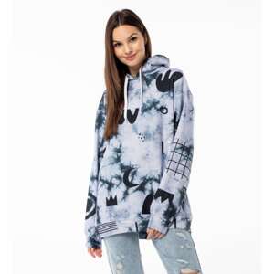 Mr. GUGU & Miss GO Woman's Funky Tie Dye Hoodie OVS-FM 2421