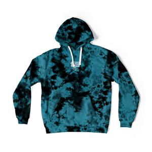 Mr. GUGU & Miss GO Man's Dark Tie Dye Hoodie OVS-M 2429