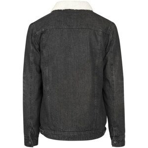 Sherpa Denim Jacket black washed