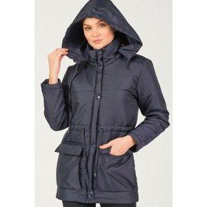 Z6703 DEWBERRY WOMEN'S COAT-DARK LACİVERT