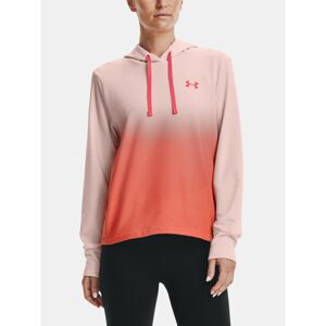 Under Armour Sweatshirt Rival Terry Gradient Hoodie-PNK - Women