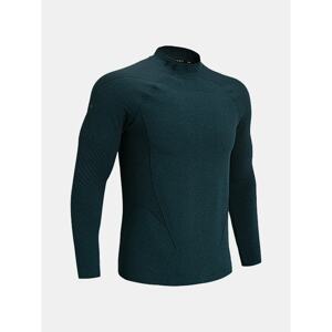 Under Armour T-Shirt UA CG Rush Seamless Mock-BLU - Men