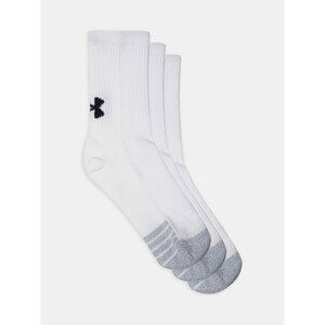 Under Armour Socks UA Yth Heatgear Crew 3pk-WHT - unisex