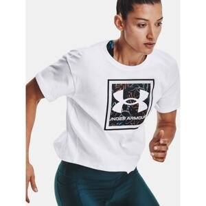 Under Armour T-Shirt Live Glow Graphic Tee-WHT - Women