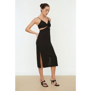 Trendyol Black Cut Out Detailed Dress