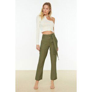 Trendyol Khaki Straight Trousers