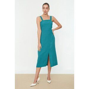 Trendyol Green Strap Slit Dress