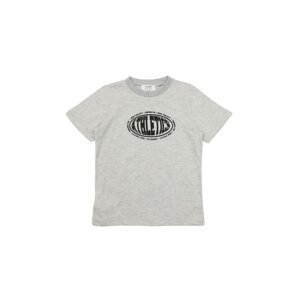 Trendyol Gray Printed Crew Neck Boy Knitted T-Shirt