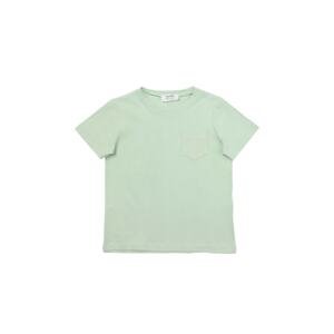 Trendyol Mint Pocket Detailed Basic Girl Knitted T-Shirt