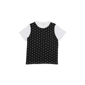 Trendyol Black-White Color Block Boy Knitted T-Shirt