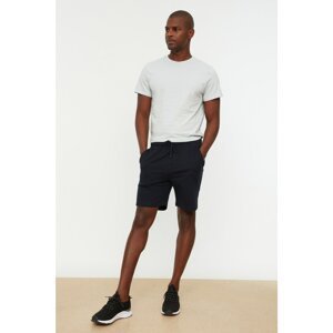 Trendyol Navy Blue Men's Slim Fit Basic Shorts & Bermuda