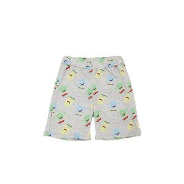 Trendyol Gray Printed Boy Knitted Shorts & Bermuda