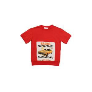 Trendyol Red Printed Boy Knitted T-Shirt