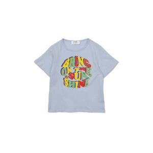 Trendyol Blue Printed Boy Knitted T-Shirt