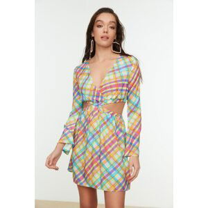 Trendyol Multi Color Print Detail Dress