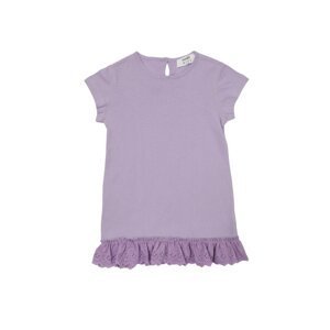 Trendyol Lilac Embroidered Detailed Girl Knitted Dress