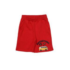Trendyol Red Printed Elastic Waist Boy Knitted Shorts & Bermuda