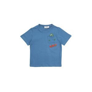 Trendyol Blue Printed Boy Knitted T-Shirt