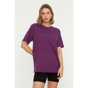 Trendyol T-Shirt - Purple - Regular fit