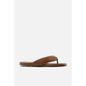 Trendyol Mules - Braun - Flat