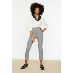 Trendyol Gray Crowbar Trousers