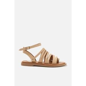 Trendyol Sandals - Beige - Flat