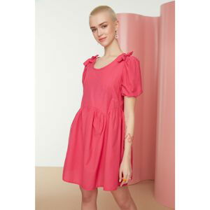 Trendyol Fuchsia Balloon Sleeve Dress