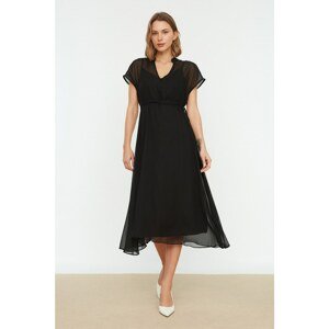 Trendyol Black Ruffle Dress