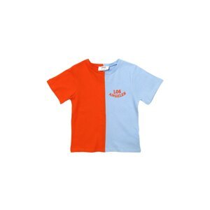 Trendyol Blue Color Block Boy Knitted T-Shirt