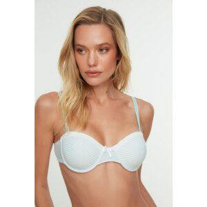 Trendyol Blue Striped Push-up Bra