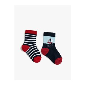 Koton Striped Baby Boy Socks Set