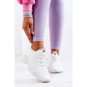 Sport Shoes Sneakers Fabric White Nolene