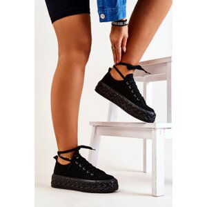 Sneakers On A Massive Platform Black Suzane