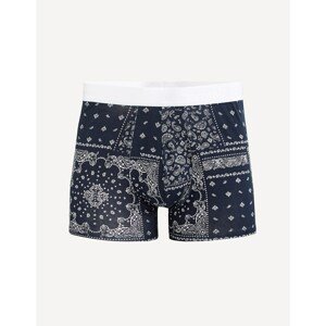 Celio Cotton Boxer Shorts with Bandana Print - Men