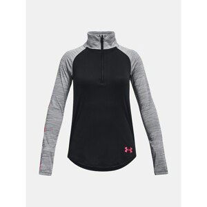 Under Armour T-Shirt Tech Graphic Half Zip-BLK - Girls