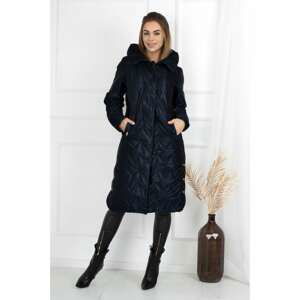 Merce Woman's Coat Sintia Navy Blue