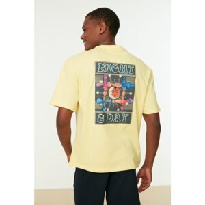 Trendyol T-Shirt - Yellow - Relaxed fit