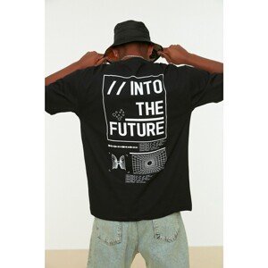 Trendyol Black Men's Relaxed Fit T-Shirt