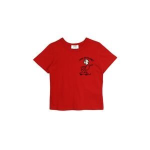 Trendyol Red Embroidered Boy Knitted T-Shirt