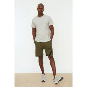 Trendyol Shorts - Khaki - Normal Waist