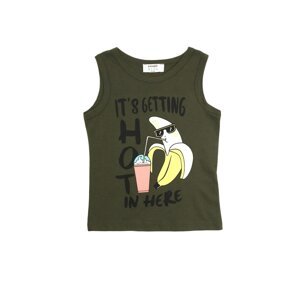 Trendyol Khaki Printed Boy Knitted Singlet