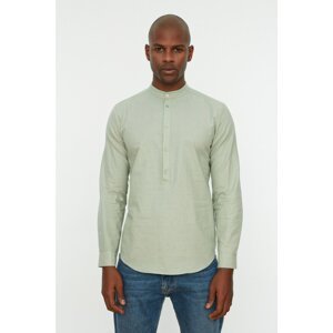 Trendyol Shirt - Green - Slim fit