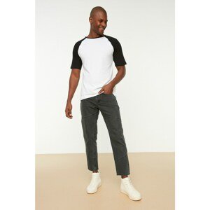 Trendyol Anthracite Men's Essential Crop Jeans